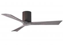 Matthews Fan Company IR3H-TB-BW-52 - Irene-3H - Three Blade Flush Mount Paddle Fan - 52" - Textured Bronze Finish