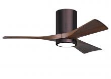 Matthews Fan Company IR3HLK-BB-WA-42 - Irene - 3HLK - Brushed Bronze - Walnut Tone Blades - 42" Blades