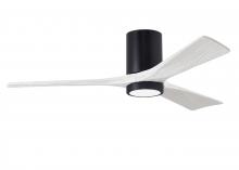 Matthews Fan Company IR3HLK-BK-MWH-52 - Irene - 3HLK - Matte Black - Matte White Blades - 52" Blades