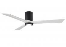 Matthews Fan Company IR3HLK-BK-MWH-60 - Irene - 3HLK - Matte Black - Matte White Blades - 60" Blades