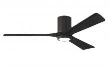 Matthews Fan Company IR3HLK-TB-BK-60 - Irene - 3HLK - Textured Bronze - Matte Black Blades - 60" Blades