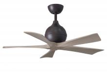 Matthews Fan Company IR5-TB-GA-42 - Irene-5 - 42" Five Blade Paddle Fan - Textured Bronze Finish - Gray Ash Tone Blades