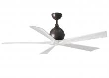Matthews Fan Company IR5-TB-MWH-60 - Irene 5 - Textured Bronze - Matte White - 60" Blades