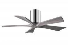 Matthews Fan Company IR5H-CR-BW-42 - Irene - 5H - Polished Chrome - Barn Wood Tone Blades - 42" Blades
