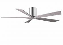 Matthews Fan Company IR5H-CR-BW-60 - Irene - 5H - Polished Chrome - Barn Wood Tone Blades - 60" Blades