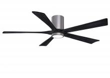 Matthews Fan Company IR5HLK-BP-BK-60 - Irene - 5HLK - Brushed Pewter - Matte Black Blades - 60" Blades