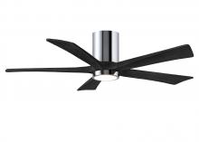 Matthews Fan Company IR5HLK-CR-BK-52 - Irene - 5HLK - Polished Chrome - Black Blades - 52" Blades