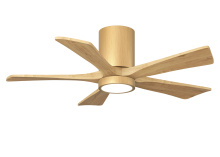 Matthews Fan Company IR5HLK-LM-LM-42 - Irene-5HLK - 42" Five Blade Flush Mount Paddle Fan - 5CCT Integrated LED - Polished Chrome Finis