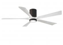 Matthews Fan Company IR5HLK-TB-MWH-60 - Irene - 5HLK - Textured Bronze - Matte White Blades - 60" Blades