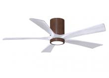 Matthews Fan Company IR5HLK-WN-MWH-52 - Irene - 5HLK - Walnut Tone - Matte White Blades - 52" Blades