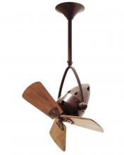 Matthews Fan Company JD-BZZT-WD - Jarold Direcional - Directional Ceiling Fan - Bronzette Finish - Mahogany Tone Blades