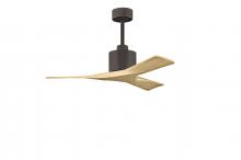 Matthews Fan Company NK-TB-LM-42 - Nan - 42" Ceiling Fan - Textured Bronze Finish - Light Maple Tone Blades