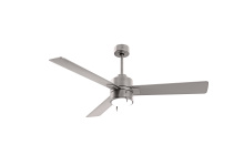 Matthews Fan Company SS-BN-BN-52 - Steven - 52” Three Blade Ceiling Fan - Integrated LED - Brushed Nickel Finish