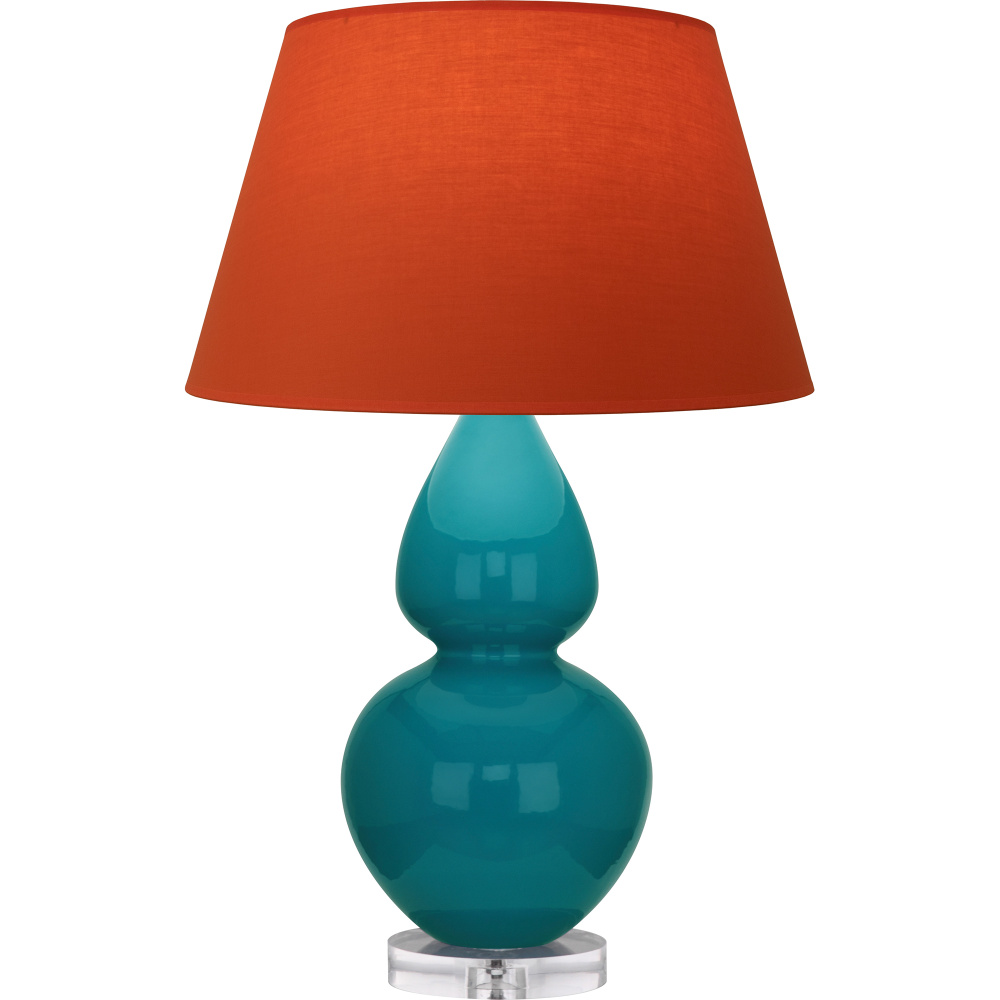 Peacock Double Gourd Table Lamp
