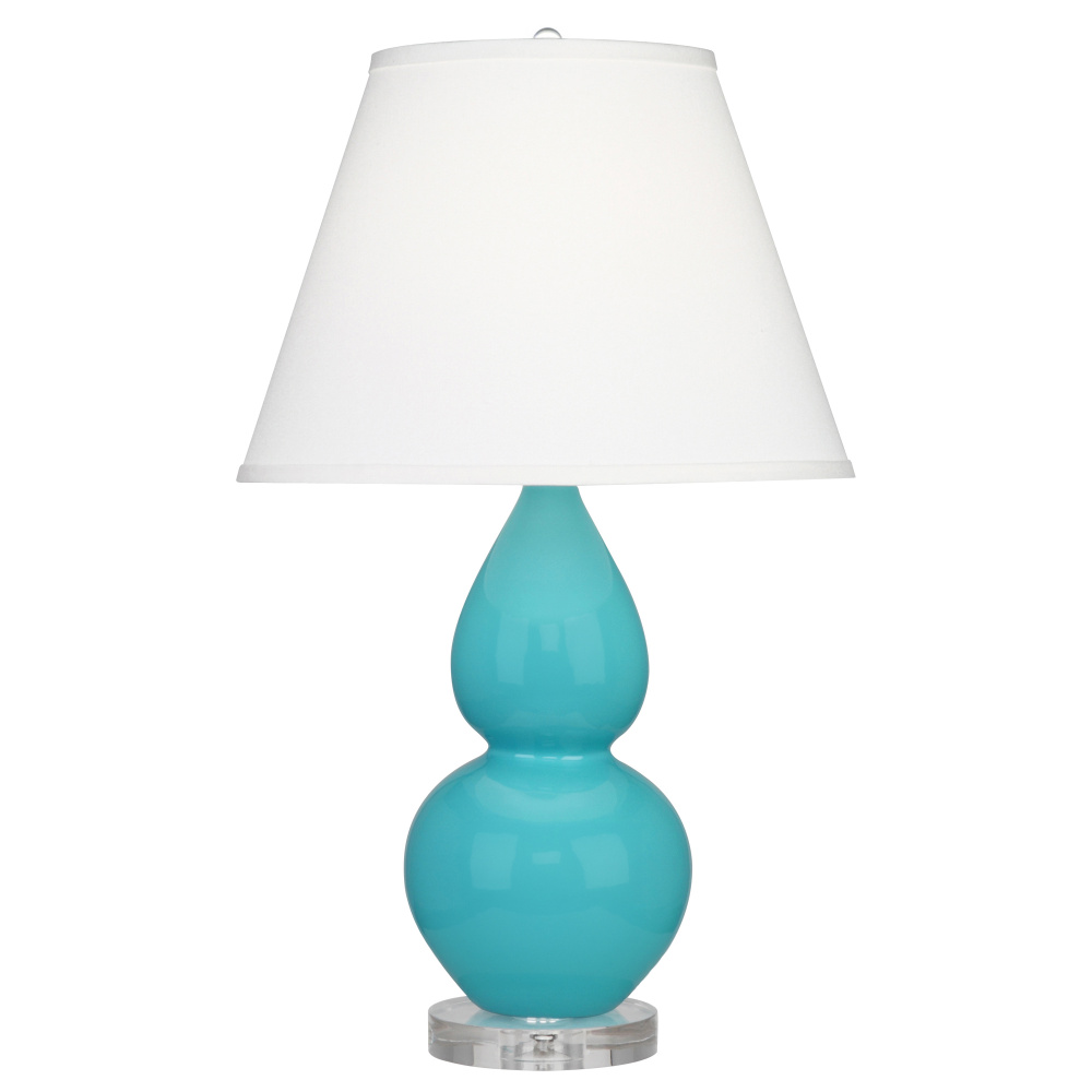 Egg Blue Small Double Gourd Accent Lamp