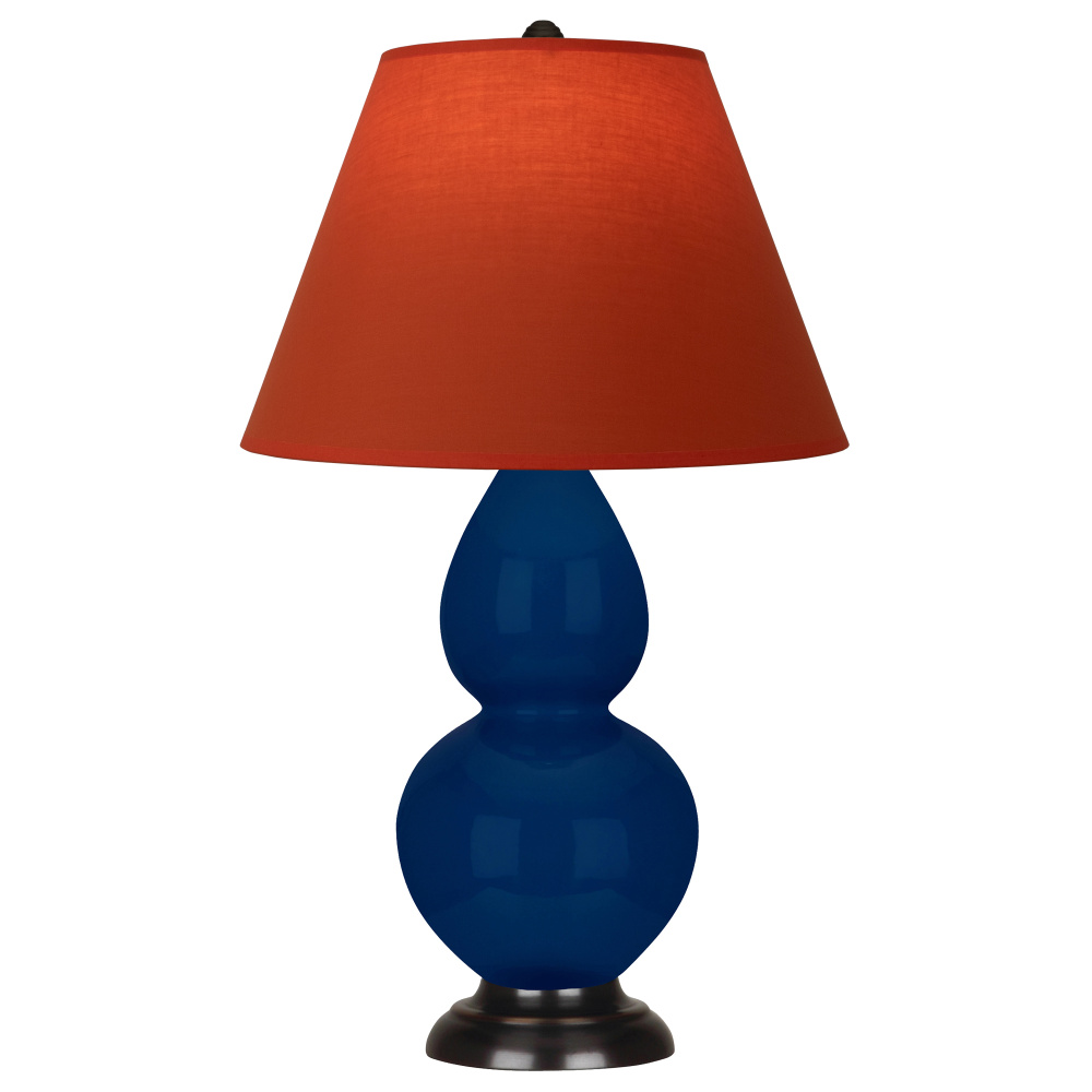Cobalt Small Double Gourd Accent Lamp