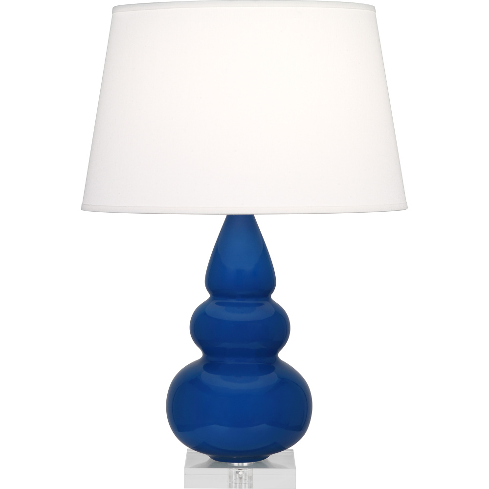 Cobalt Small Triple Gourd Accent Lamp