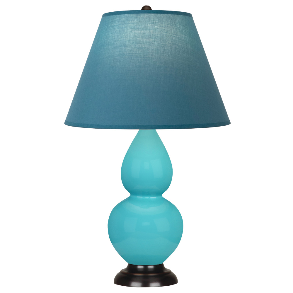 Egg Blue Small Double Gourd Accent Lamp