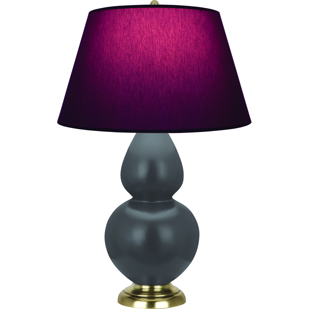 Matte Ash Double Gourd Table Lamp
