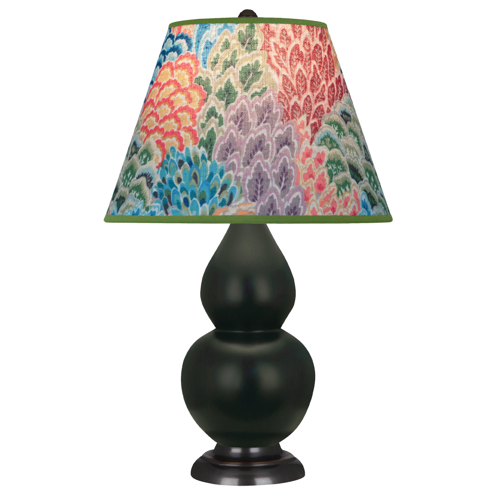 Matte Obsidian Small Double Gourd Accent Lamp