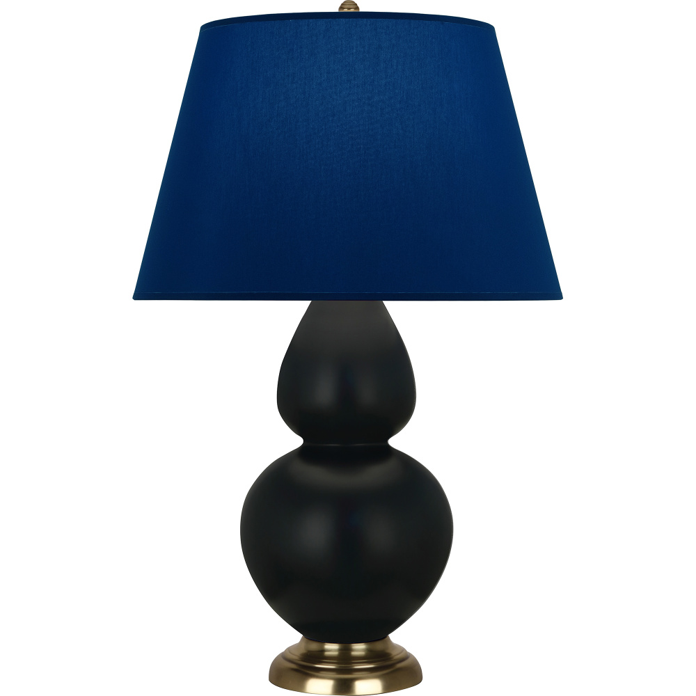 Matte Obsidian Double Gourd Table Lamp