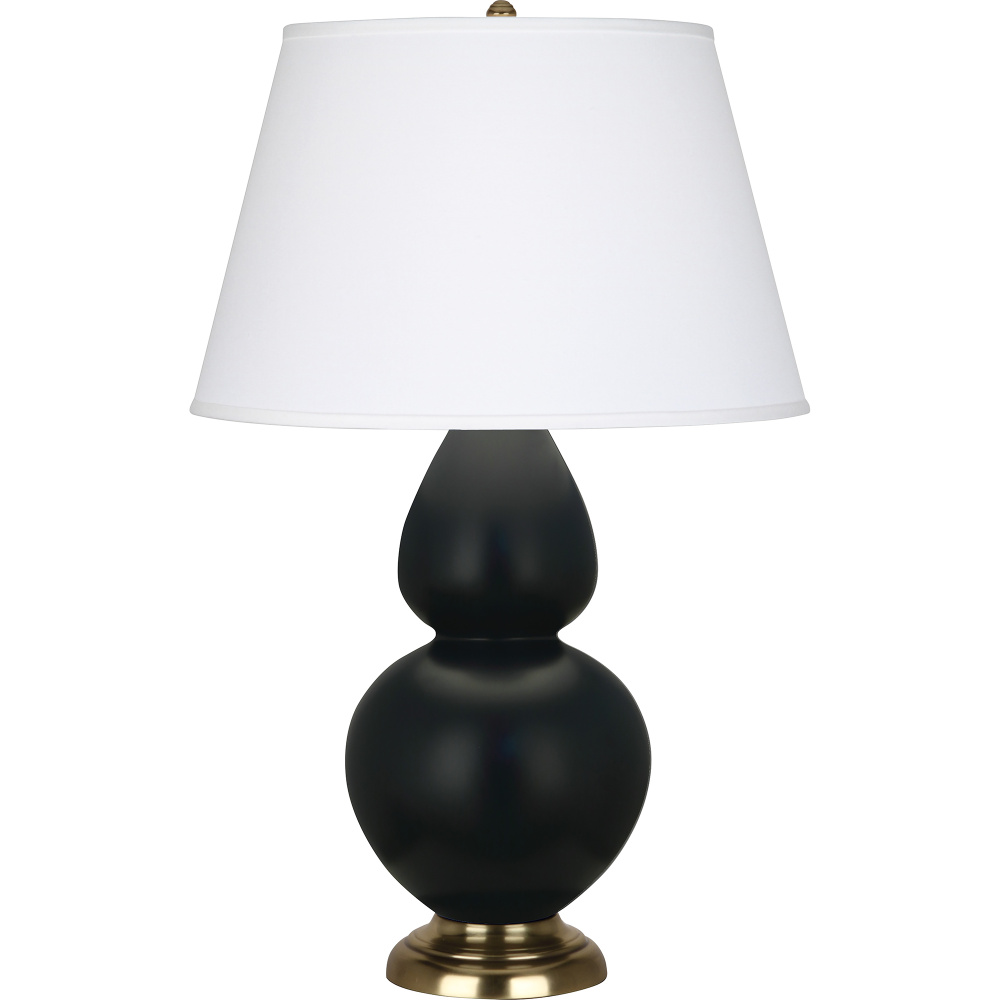 Matte Obsidian Double Gourd Table Lamp