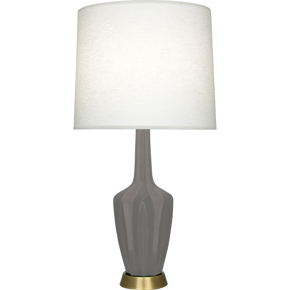Matte Smokey Taupe Emma Table Lamp