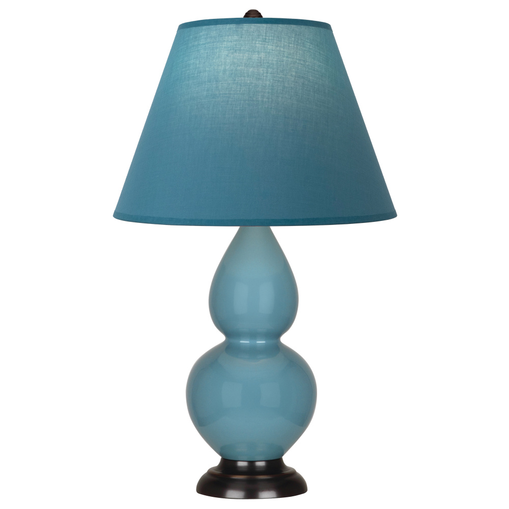 Steel Blue Small Double Gourd Accent Lamp