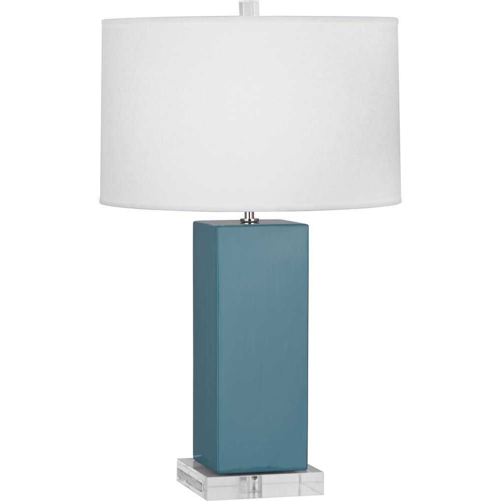 Steel Blue Harvey Table Lamp