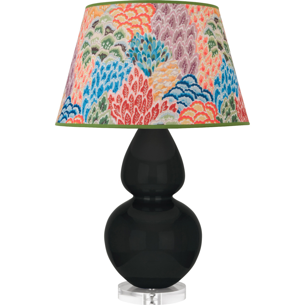 Obsidian Double Gourd Table Lamp