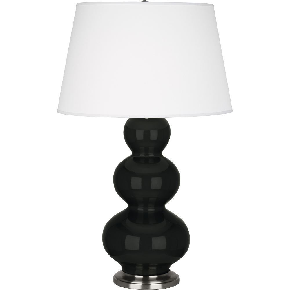 Obsidian Triple Gourd Table Lamp