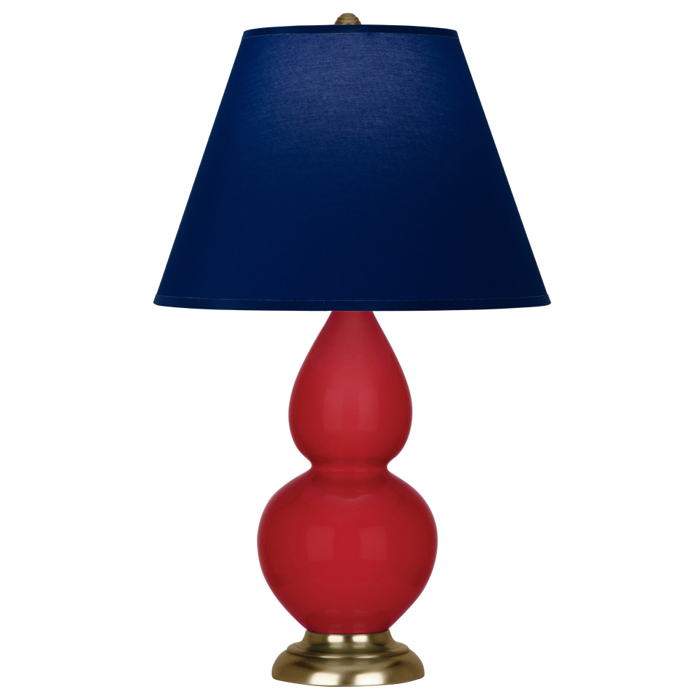 Ruby Red Small Double Gourd Accent Lamp