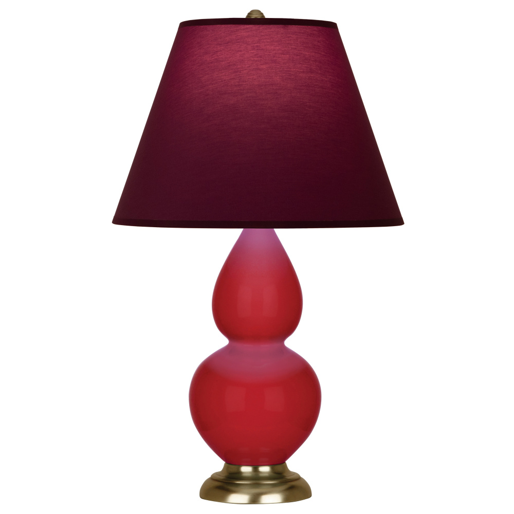 Ruby Red Small Double Gourd Accent Lamp