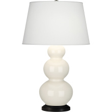 Robert Abbey 344X - Bone Triple Gourd Table Lamp