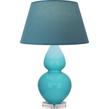 Robert Abbey A741B - Egg Blue Double Gourd Table Lamp