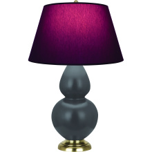Robert Abbey MCR55P - Matte Ash Double Gourd Table Lamp