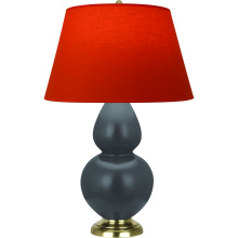 Robert Abbey MCR55T - Matte Ash Double Gourd Table Lamp