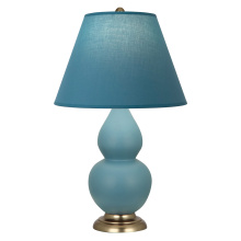 Robert Abbey MOB50B - Matte Steel Blue Small Double Gourd Accent Lamp