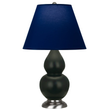 Robert Abbey MOS12N - Matte Obsidian Small Double Gourd Accent Lamp