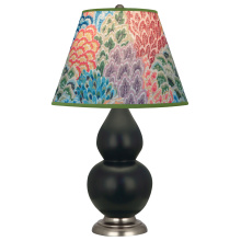 Robert Abbey MOS12S - Matte Obsidian Small Double Gourd Accent Lamp