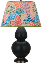 Robert Abbey MOS21S - Matte Obsidian Double Gourd Table Lamp