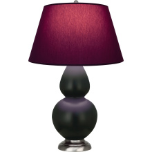 Robert Abbey MOS22P - Matte Obsidian Double Gourd Table Lamp