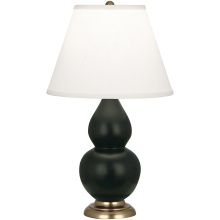 Robert Abbey MOS50 - Matte Obsidian Small Double Gourd Accent Lamp