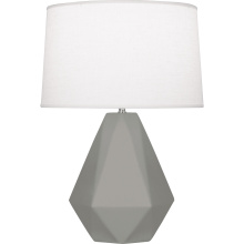 Robert Abbey MST97 - Matte Smokey Taupe Delta Table Lamp