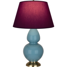 Robert Abbey OB20P - Steel Blue Double Gourd Table Lamp