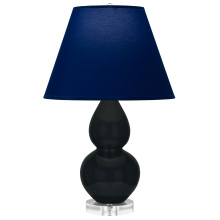 Robert Abbey OS13N - Obsidian Small Double Gourd Accent Lamp
