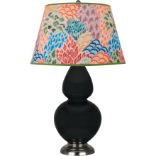 Robert Abbey OS22S - Obsidian Double Gourd Table Lamp