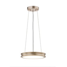 Justice Design Group FSN-4191-OPAL-BRSS - Bevel 12" LED Pendant