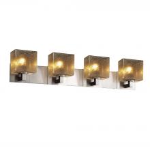 Justice Design Group FSN-8924-55-MROR-NCKL - Modular 4-Light Bath Bar