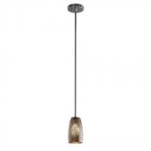 Justice Design Group FSN-8816-15-OPAL-CROM-RIGID - Small 1-Light Pendant